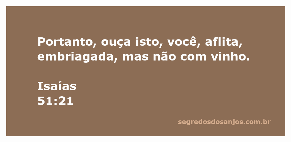Imagem representativa do versículo Isaías 51:21, mostrando uma pessoa aflita e embriagada, simbolizando a luta interna e a busca por força espiritual.