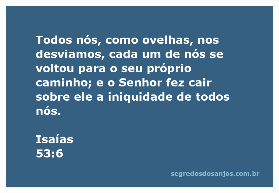 Imagem representando o versículo de Isaías 53:6, simbolizando a desobediência e a redenção