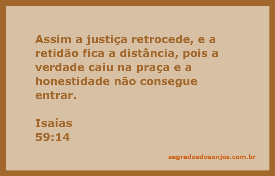 Imagem representativa da passagem de Isaías 59:14, ilustrando a queda da verdade e a distância da retidão.