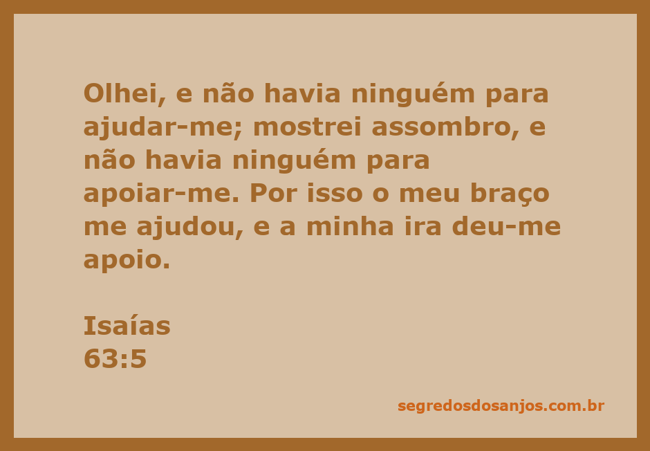 Imagem representando a solidão e a força divina, inspirada em Isaías 63:5.