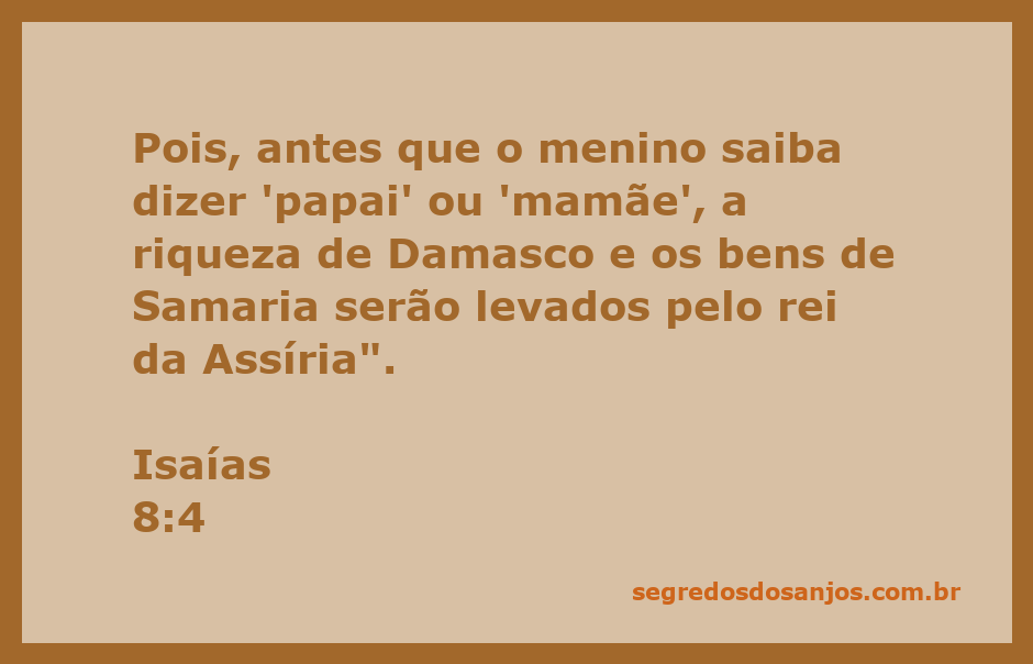 Imagem representativa da profecia de Isaías sobre a queda de Damasco e Samaria.