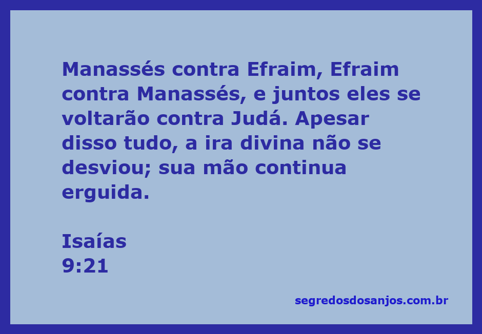 Ilustração representando a rivalidade entre Manassés e Efraim, com Judá ao fundo, simbolizando a ira divina.