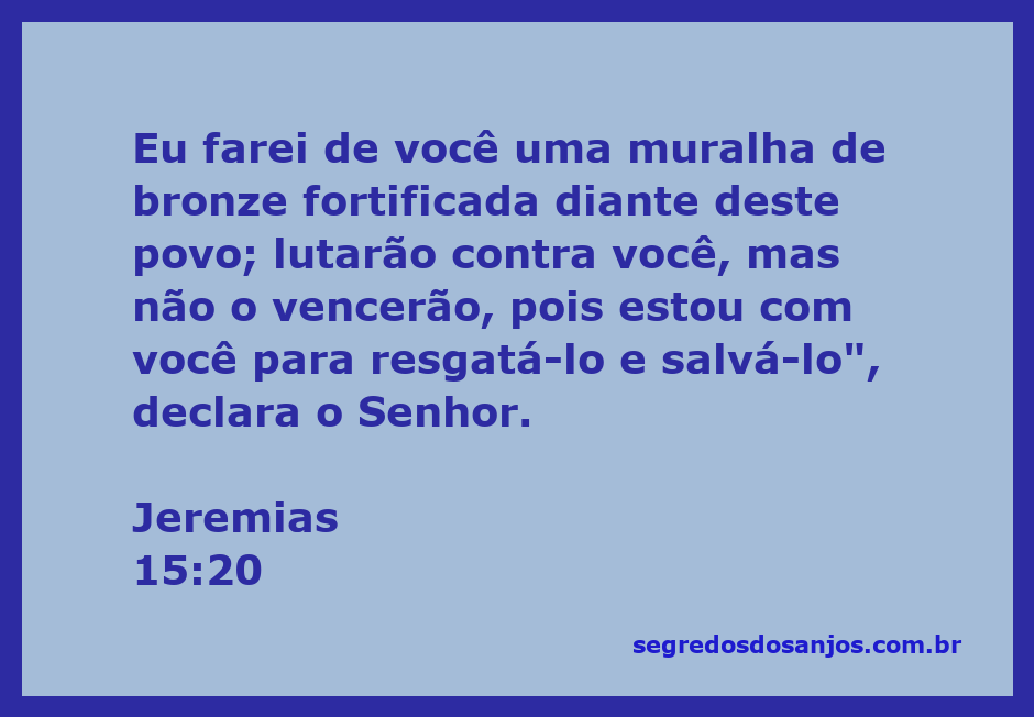 Imagem que representa Jeremias 15:20, destacando a proteção divina como uma muralha de bronze.