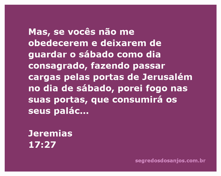Ilustração da advertência de Jeremias sobre a desobediência ao sábado em Jerusalém.