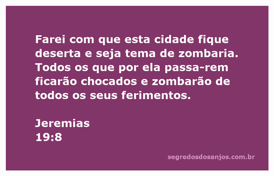 Imagem representativa da desolação da cidade mencionada em Jeremias 19:8, mostrando ruínas e um ambiente triste.