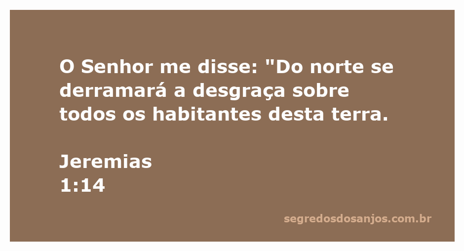 Imagem representativa da desgraça que se aproxima do povo, com uma paisagem sombria ao norte.