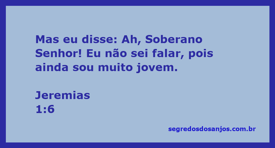 Jovem expressando insegurança ao falar com o Senhor, inspirado em Jeremias 1:6.
