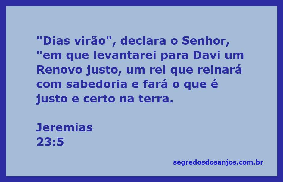 Imagem representativa do versículo Jeremias 23:5, mostrando um renovo justo e a promessa de um rei sábio.