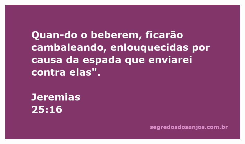 Imagem representativa da passagem bíblica Jeremias 25:16, mostrando pessoas cambaleando em desespero.