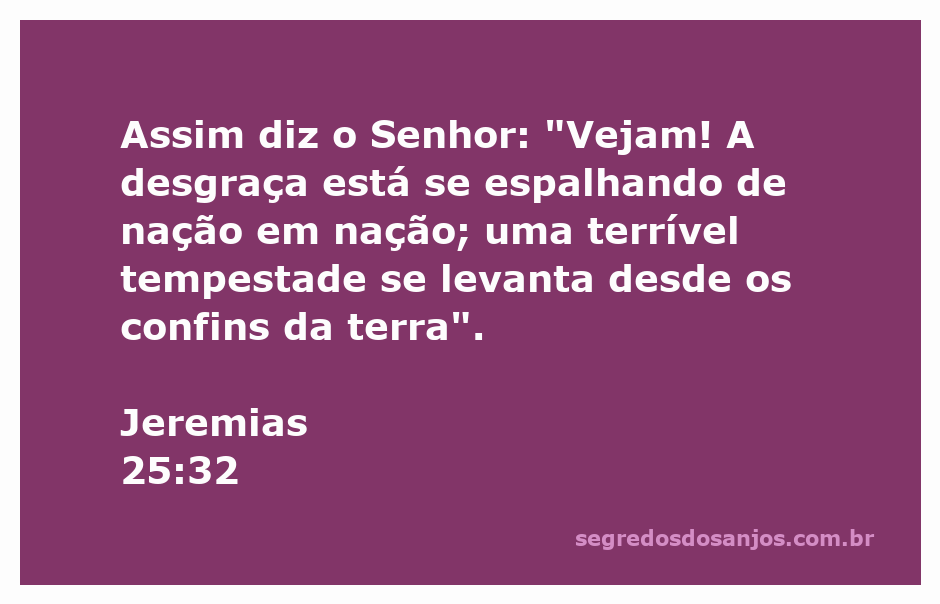 Imagem representativa da passagem Jeremias 25:32, mostrando uma tempestade ameaçadora e nuvens escuras se espalhando pelo horizonte.