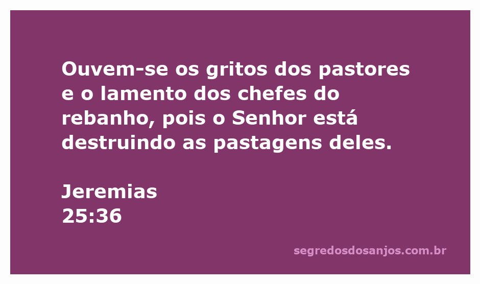 Imagem representando pastores e rebanhos em lamento, simbolizando a destruição das pastagens conforme Jeremias 25:36.