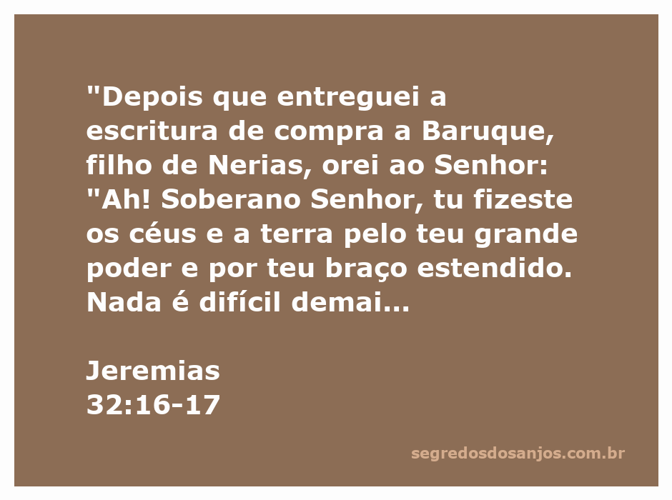Imagem representativa da oração de Jeremias, destacando a grandeza de Deus como Criador dos céus e da terra.