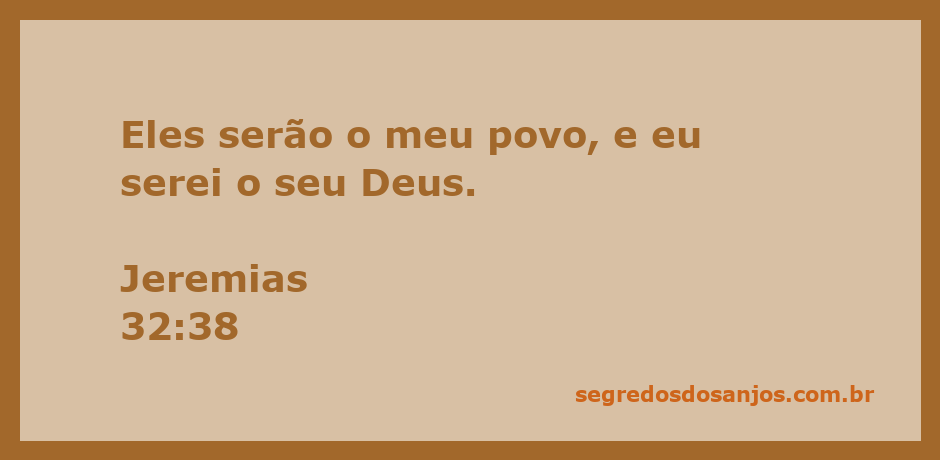 Imagem representativa de Jeremias 32:38, simbolizando a aliança entre Deus e seu povo.