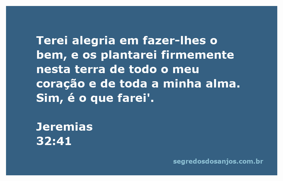 Imagem representativa de Jeremias 32:41, simbolizando alegria e prosperidade na terra.