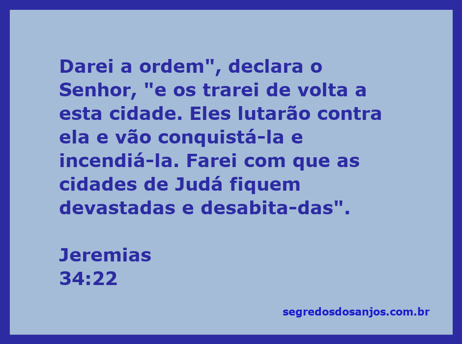 Imagem de um profeta em oração, representando a mensagem de Jeremias 34:22 sobre a destruição de Judá.