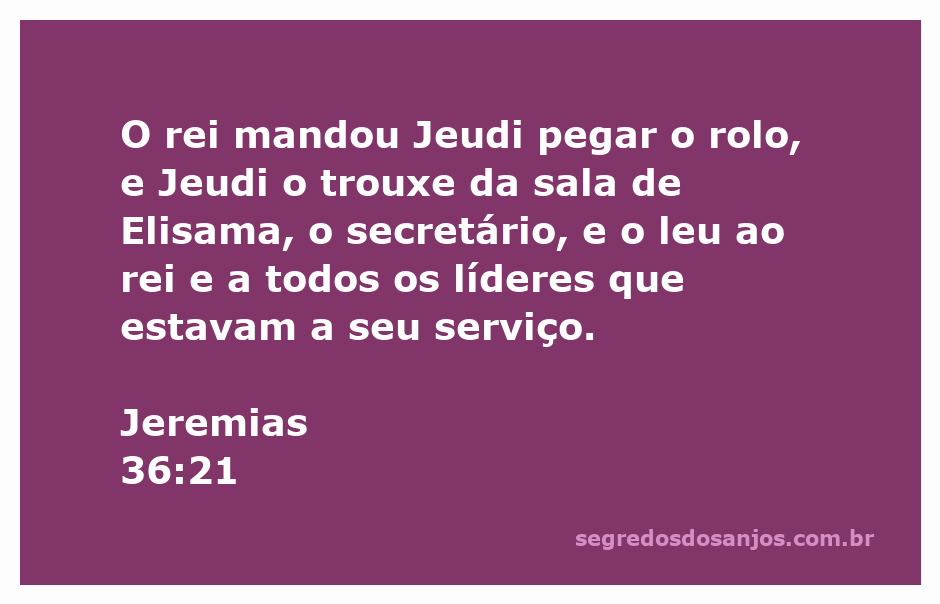Rei ouvindo a leitura do rolo das profecias por Jeudi na presença dos líderes.