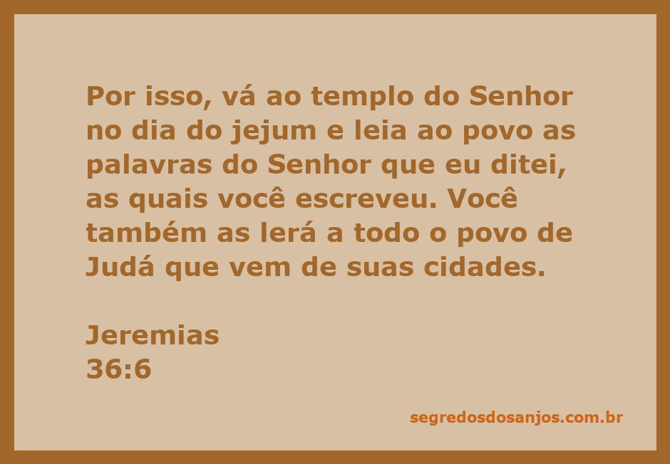 Um profeta lendo as palavras de Deus ao povo no templo durante o jejum.