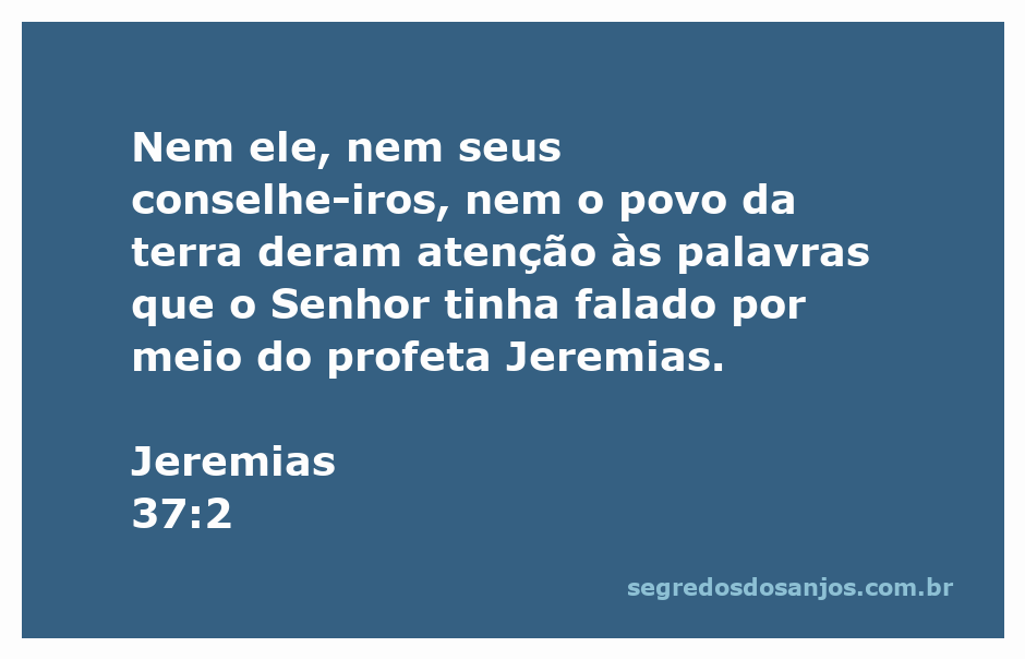 Profeta Jeremias alertando o povo sobre a palavra do Senhor.