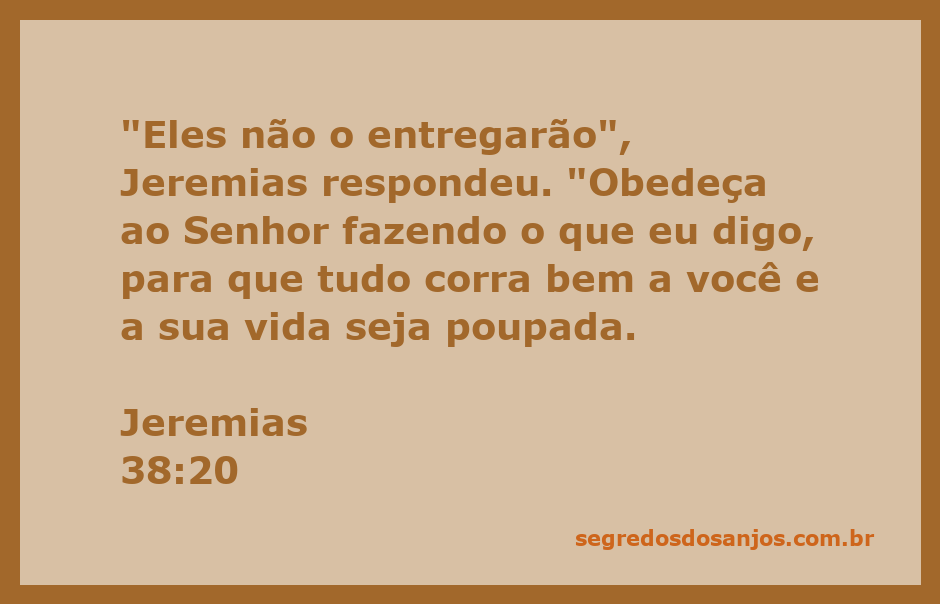 Imagem representativa de Jeremias aconselhando sobre a obediência ao Senhor.