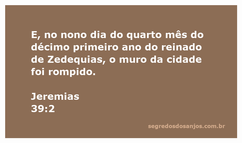 Representação do muro da cidade de Jerusalém rompido durante o cerco babilônico, conforme descrito em Jeremias 39:2.
