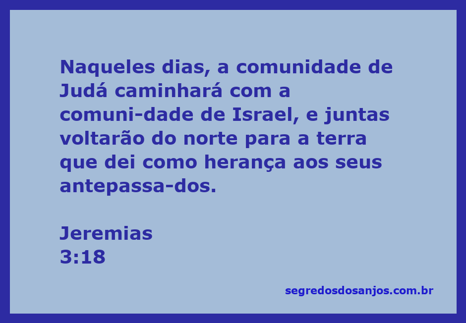 Ilustração da união entre as comunidades de Judá e Israel retornando à sua herança.