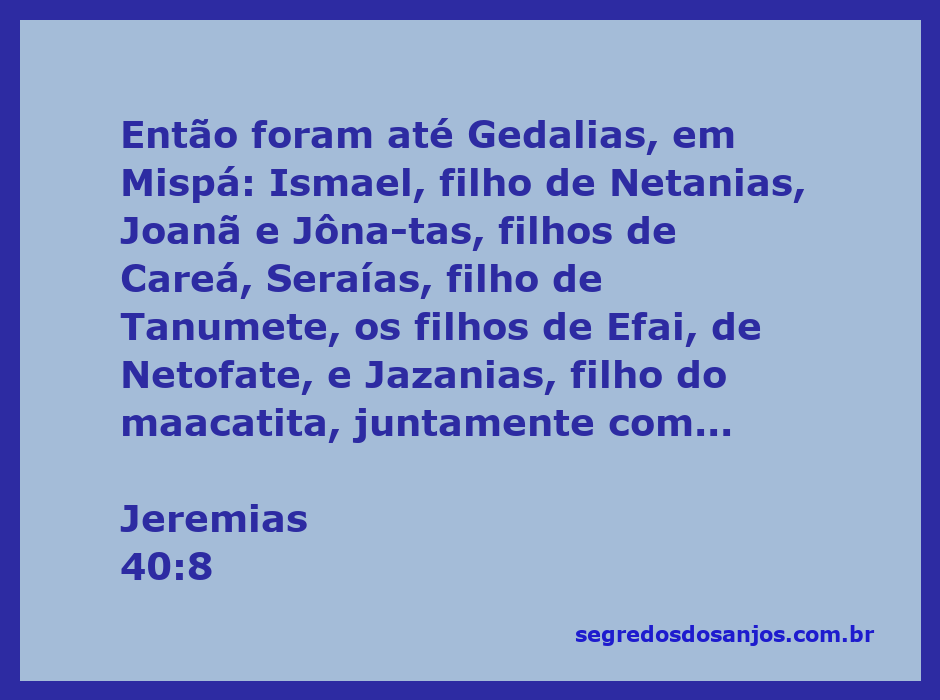 Grupo de homens se reunindo em Mispá, conforme descrito em Jeremias 40:8