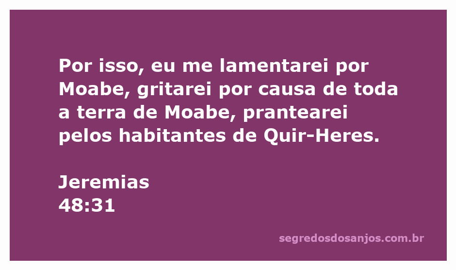Imagem representativa da lamentação por Moabe, simbolizando tristeza e reflexão sobre a terra e seus habitantes.
