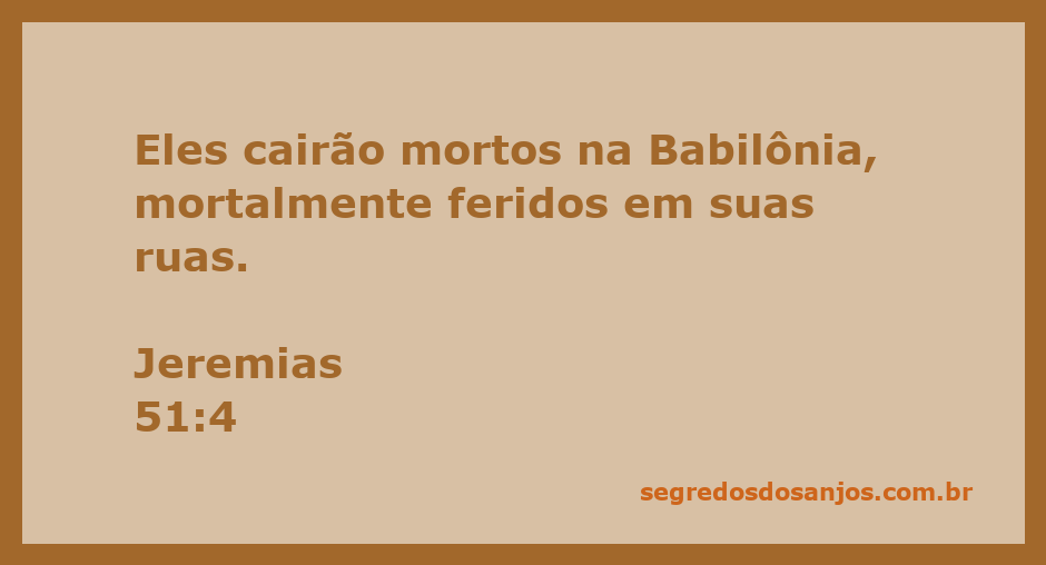 Representação artística da queda dos babilônios, com soldados caindo em suas ruas.