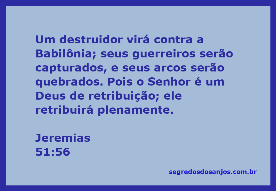Imagem representando a destruição da Babilônia, simbolizando a retribuição divina conforme Jeremias 51:56.
