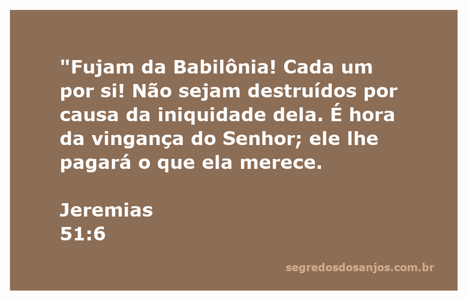 Imagem representativa da fuga da Babilônia conforme Jeremias 51:6, simbolizando a busca por proteção e justiça divina.
