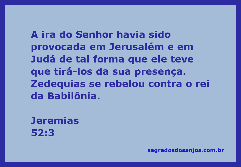 Representação da queda de Jerusalém e a rebelião de Zedequias contra a Babilônia