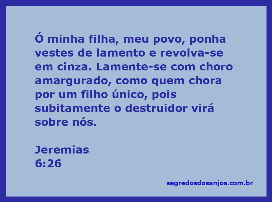 Imagem representativa da lamentação e tristeza expressas em Jeremias 6:26, mostrando uma pessoa vestida de luto e cercada por cinzas.