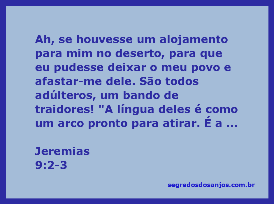 Imagem que representa o desespero e a traição expressos em Jeremias 9:2-3, com um deserto ao fundo simbolizando solidão e afastamento.