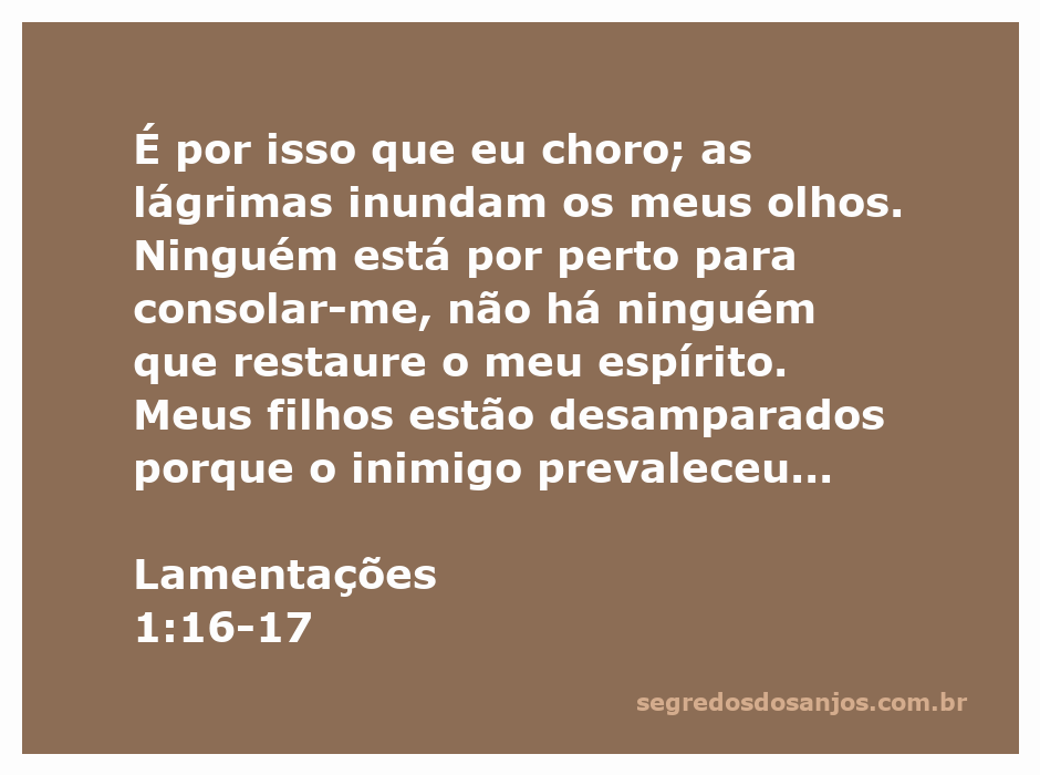 Imagem que representa o lamento de Sião, simbolizando dor e desamparo, em referência a Lamentações 1:16-17.