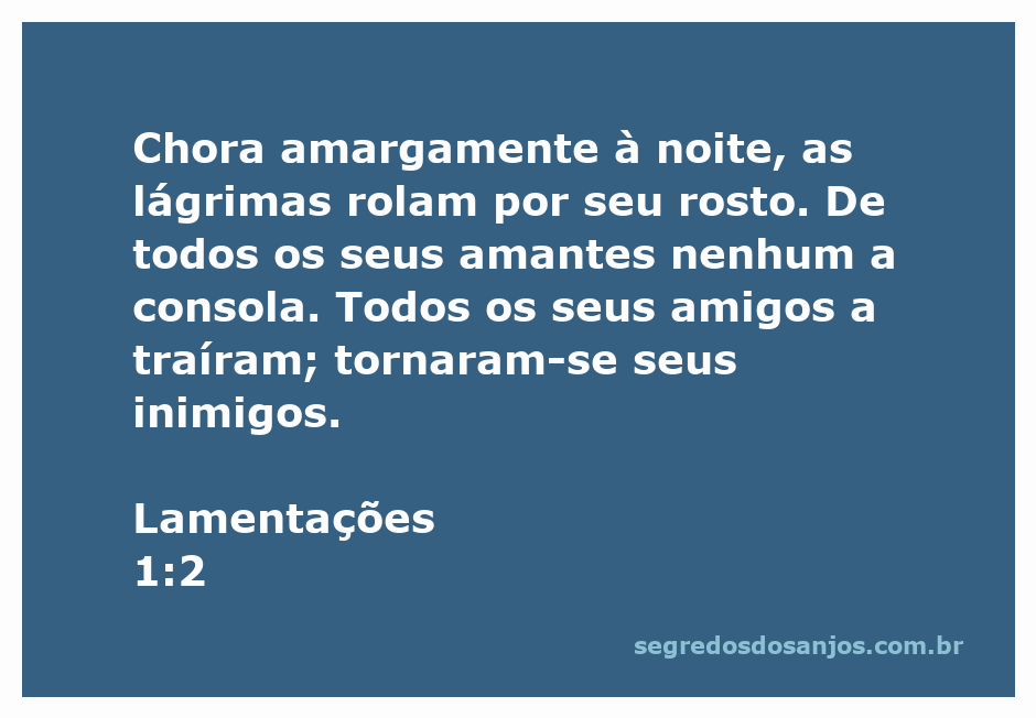 Imagem que representa a tristeza e a solidão descritas em Lamentações 1:2, com lágrimas escorrendo pelo rosto de uma figura simbólica.