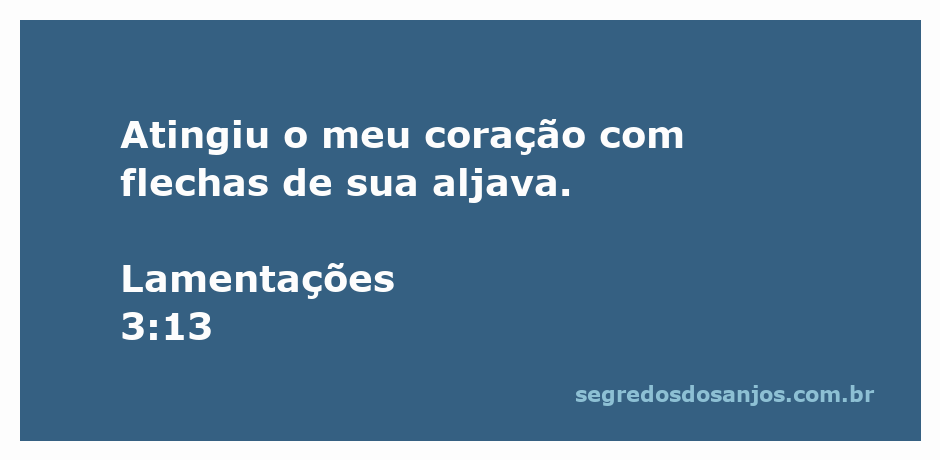 Imagem simbólica representando o coração atingido por flechas, ilustrando a dor expressa em Lamentações 3:13.