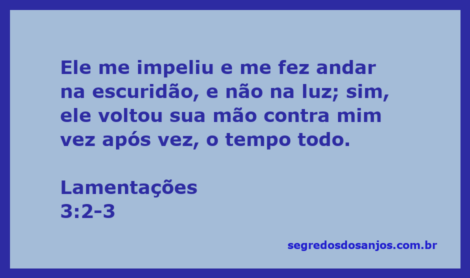 Imagem representativa da passagem Lamentações 3:2-3, simbolizando a escuridão e a adversidade.
