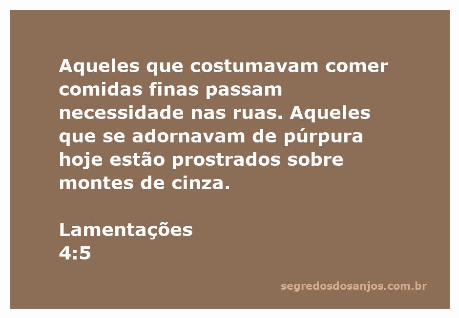 Uma ilustração que representa a queda de pessoas que antes viviam em luxo, agora enfrentando a miséria nas ruas, simbolizando a mensagem de Lamentações 4:5.