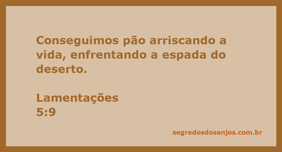 Imagem que ilustra a luta pela sobrevivência e a busca por alimento no deserto, simbolizando os desafios enfrentados mencionados em Lamentações 5:9.