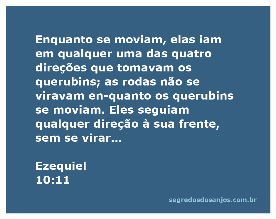 Imagem representando os querubins e suas rodas se movendo em direções diferentes, simbolizando a obediência e a direção divina.