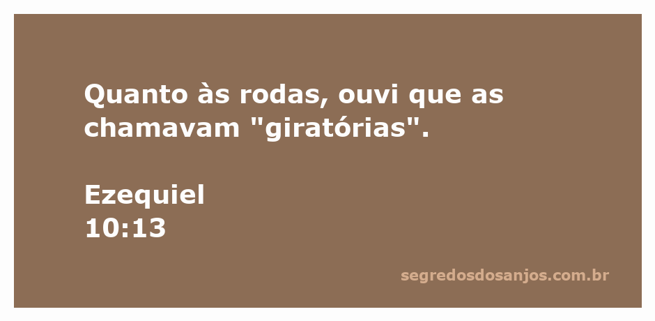 Ilustração das rodas giratórias mencionadas em Ezequiel 10:13, representando a visão profética do profeta Ezequiel.