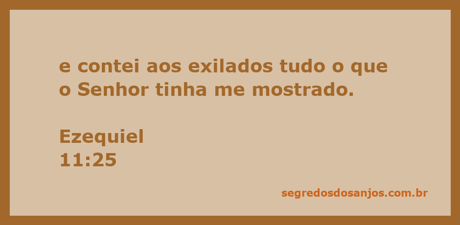 Imagem de um profeta compartilhando a mensagem de Deus com os exilados, representando Ezequiel 11:25.
