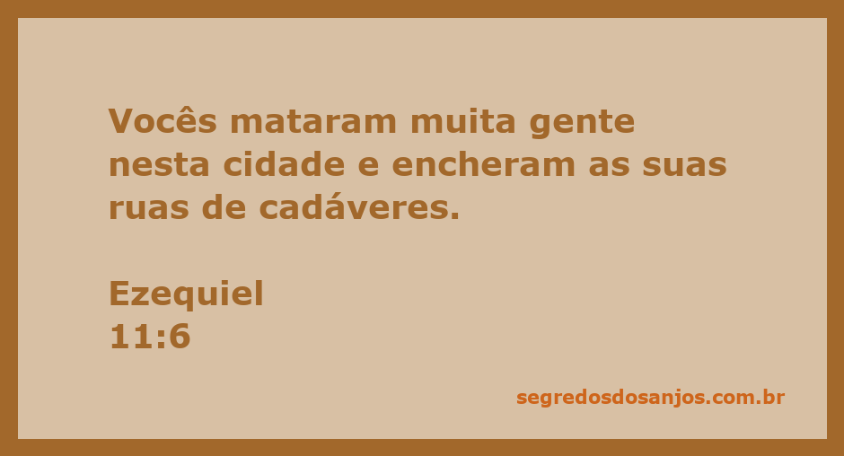 Imagem representativa de destruição urbana, simbolizando a violência e a morte mencionadas em Ezequiel 11:6.