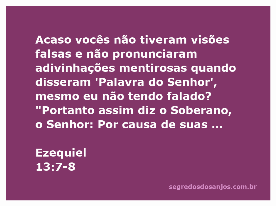 Imagem de um profeta confrontando líderes religiosos sobre visões e adivinhações falsas, com um fundo simbólico de desolação e julgamento.
