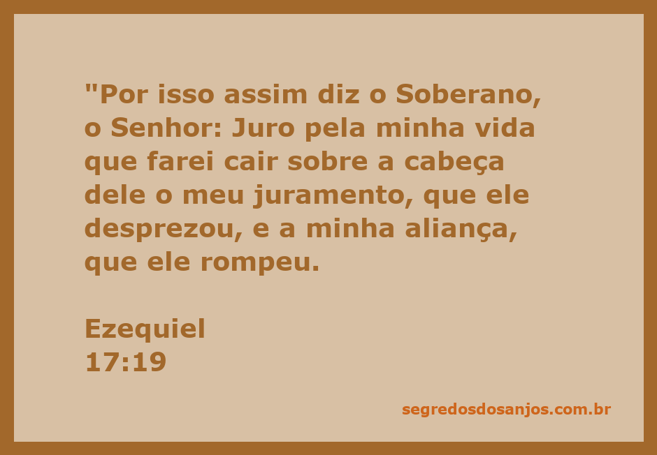 Representação artística da aliança de Deus com o povo, simbolizando a importância do compromisso e a consequência do desprezo.