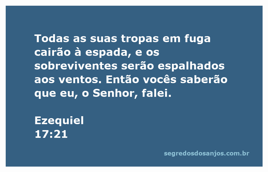 Imagem representativa da profecia de Ezequiel 17:21, mostrando tropas em fuga e um vento simbolizando dispersão.