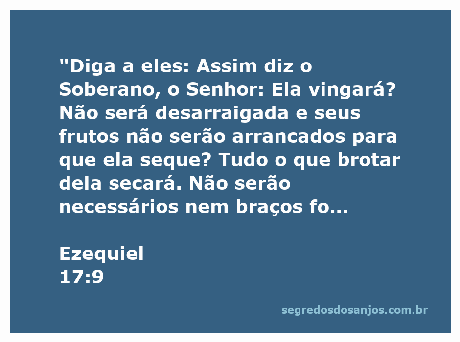 Ilustração de uma árvore seca com raízes expostas, representando a passagem de Ezequiel 17:9 sobre a fragilidade das plantas que não são cuidadas.