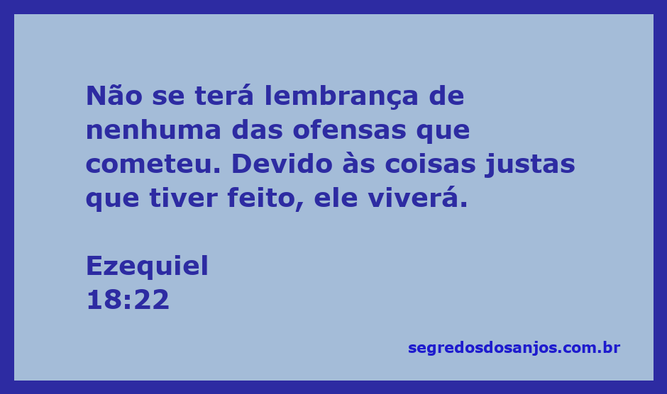 Imagem inspiradora representando o versículo de Ezequiel 18:22, que fala sobre perdão e justiça.