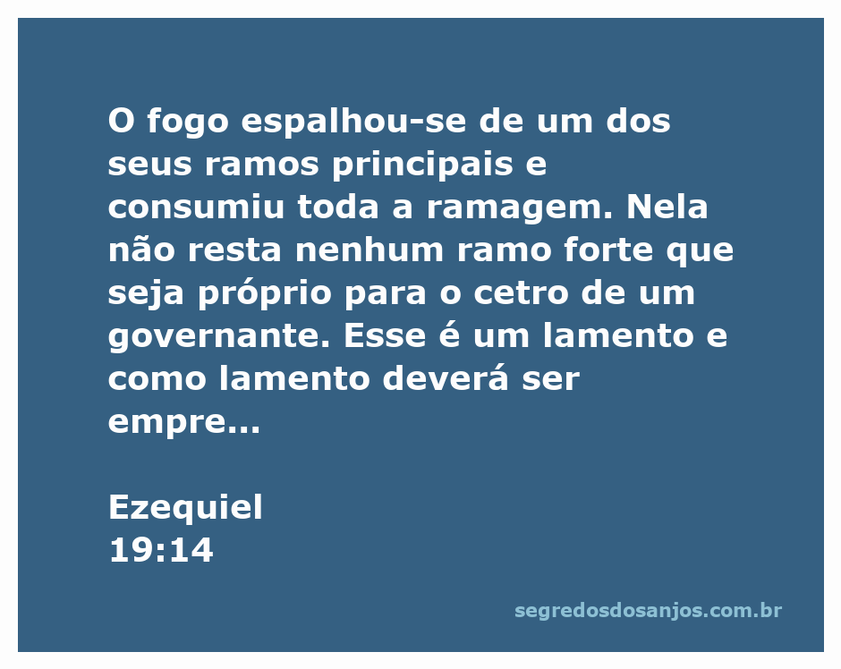 Imagem simbólica representando a devastação e a perda de força, inspirada em Ezequiel 19:14.