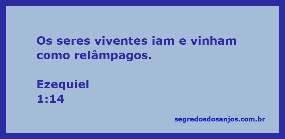 Imagem representativa dos seres viventes descritos em Ezequiel 1:14, ilustrando sua movimentação rápida como relâmpagos.
